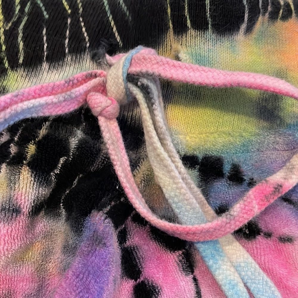 Hard Tail Girls Multi Color Terry Drawstring Shorts - Picture 2 of 7